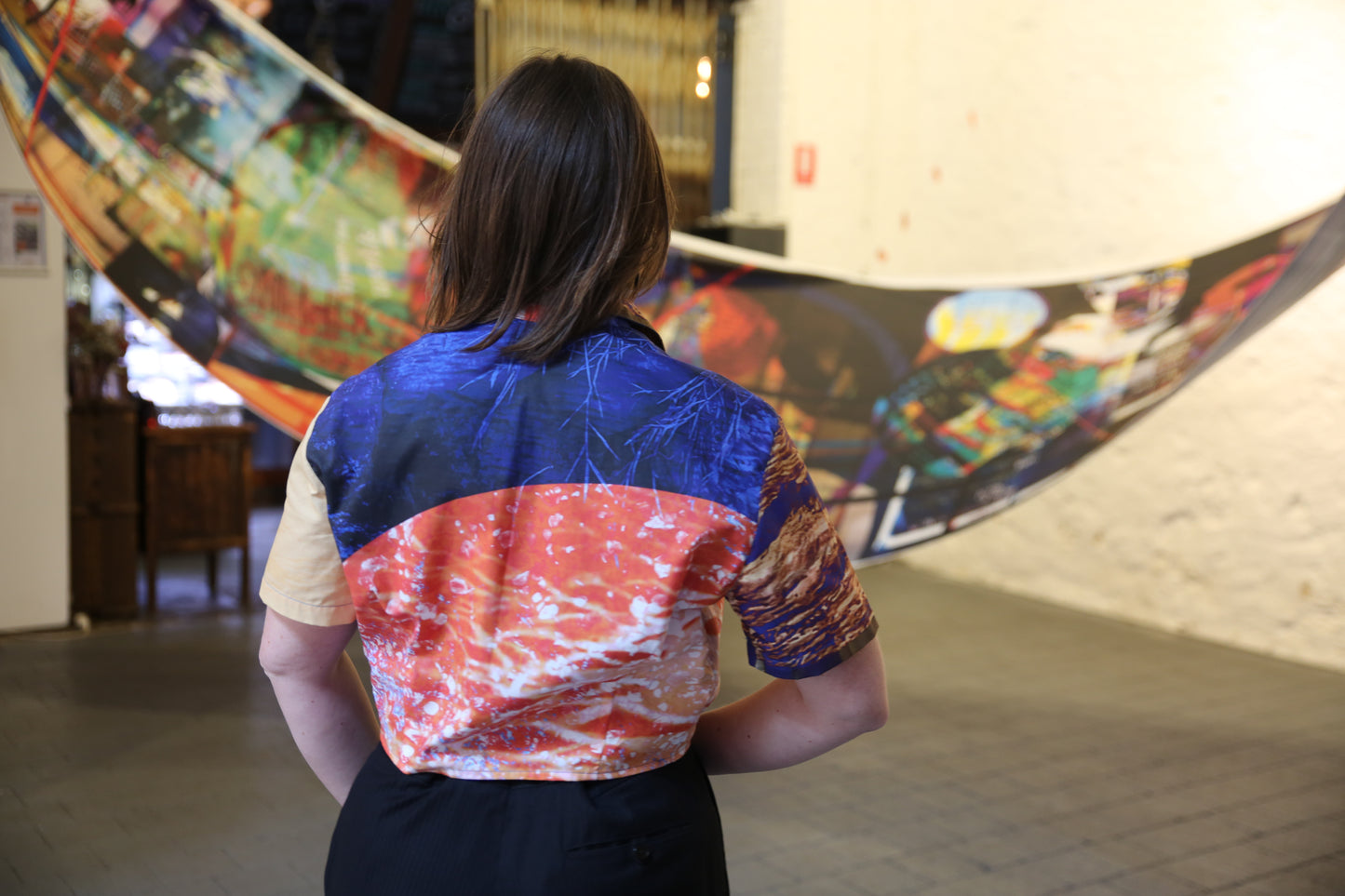 JUMP CUTS Cropped shirt